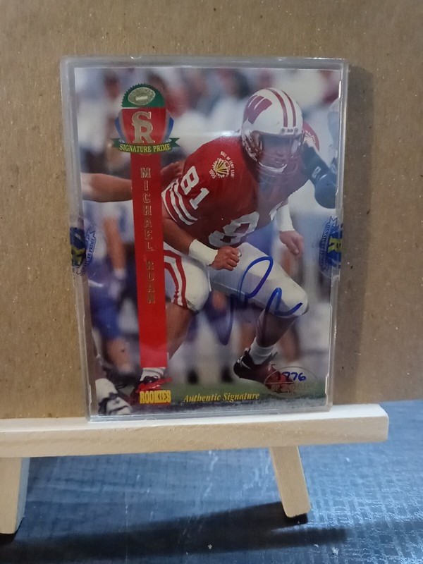 1995 Signature Rookies Signature Prime Michael Roan Signed Card #34 1776/3000