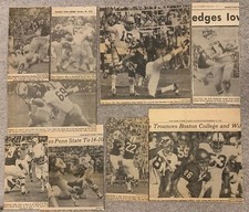 1972 Penn State Nittany Lions NCAA football newspaper clippings John Cappelletti