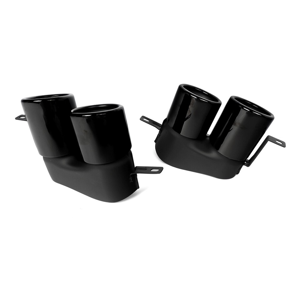 Black Stainless Rear Exhaust Muffler Tips for 2019-2022 BMW G20 G28 ...