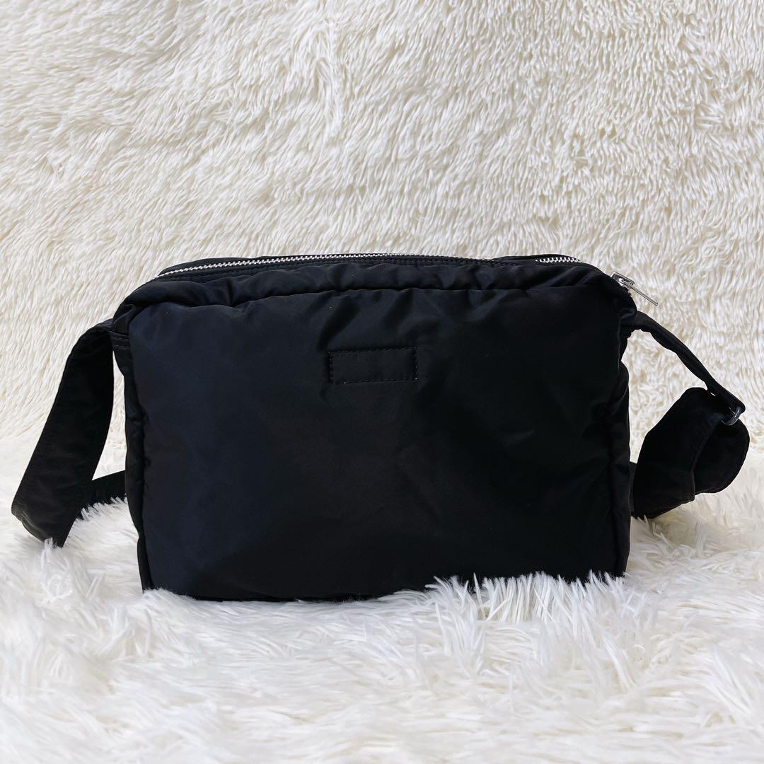 Porter Tanker Shoulder Bag L 2 Layer Black | eBay