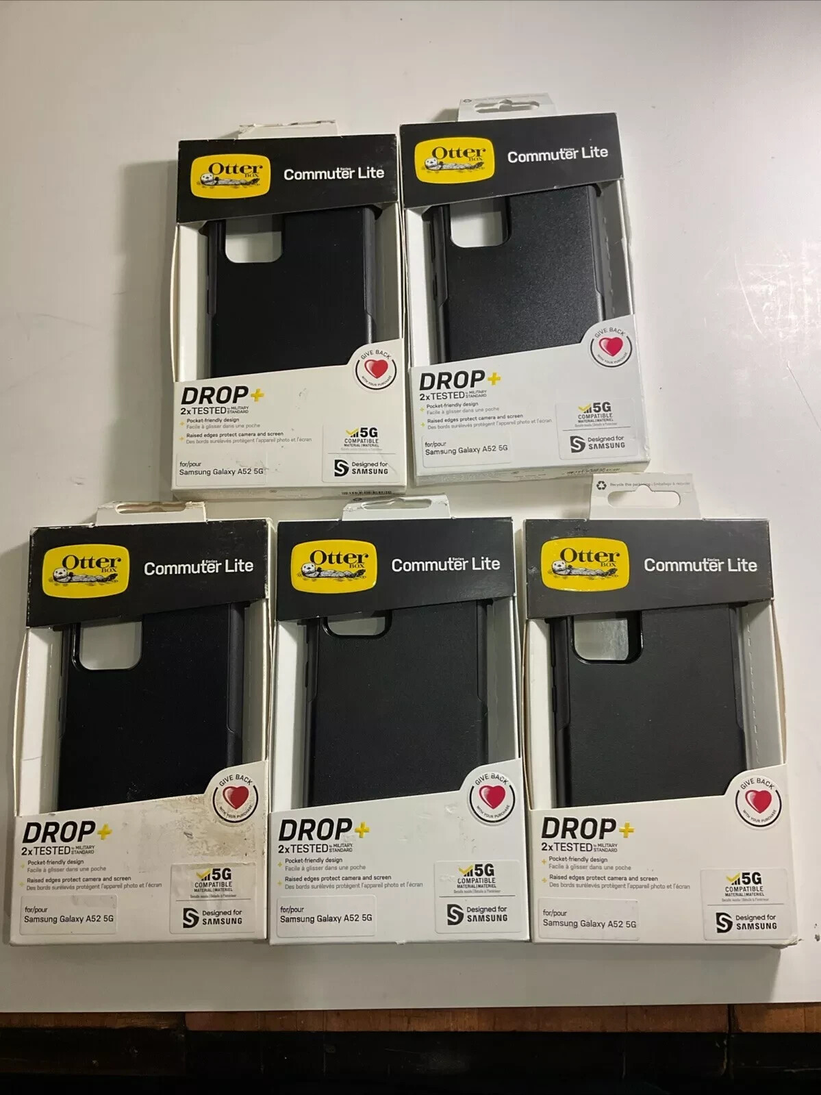 OtterBox Commuter Rugged Case for Samsung Galaxy A52/A52 5G Microbial Defense