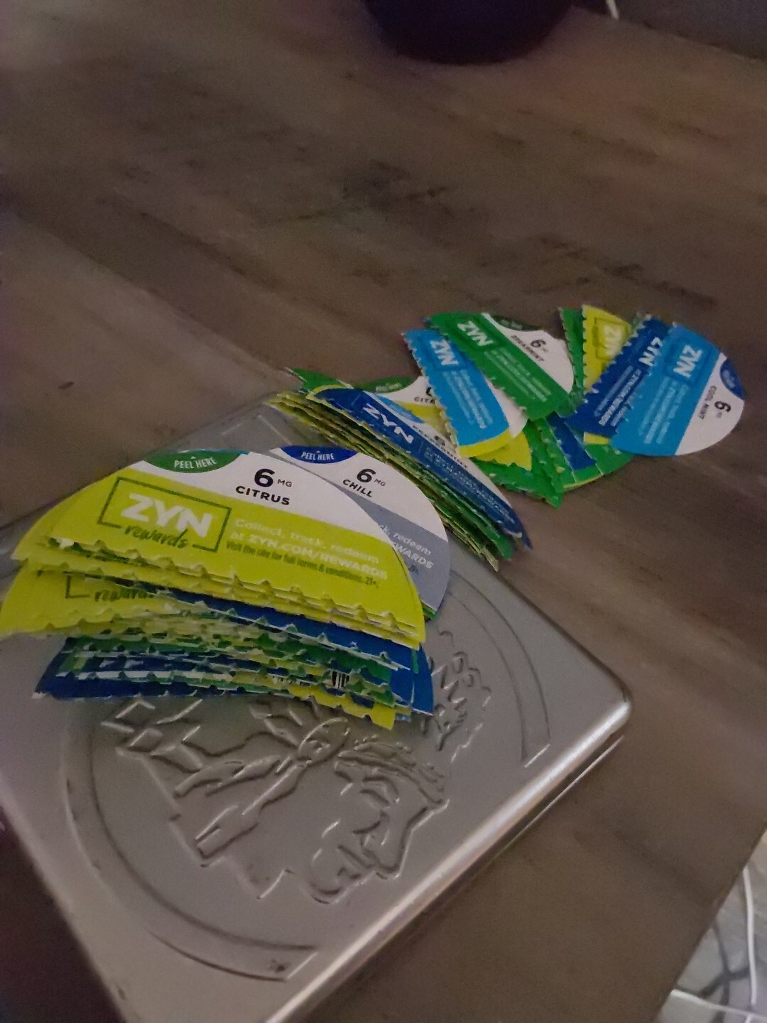 Zyn Rewards 160 Unused Codes And 30 + Empty Cans With QR Code eBay