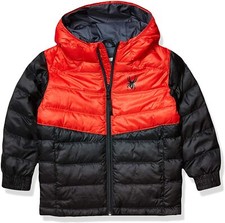 Spyder Boys Mini Timeless Hoodie Down Jacket 6 Black 38196070-001