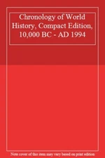 Chronology of World History: Compact Edition