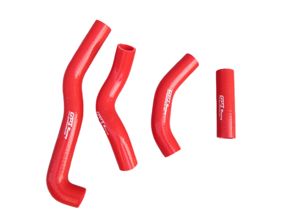 Red Silicone Radiator Hose For 1988 1989 KAWASAKI KX250 KX 250 - Image 2 of 2