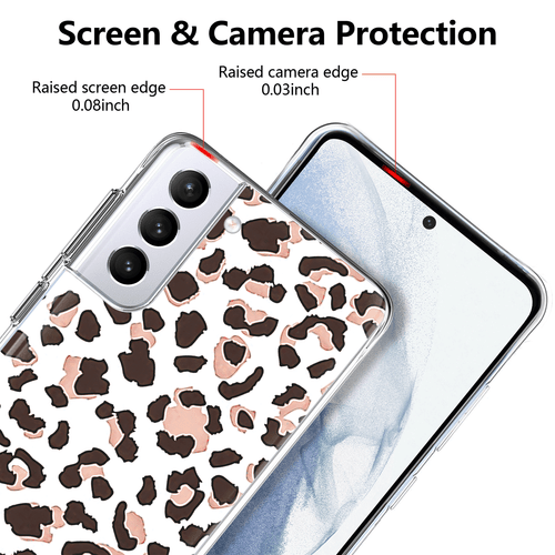 Handyhülle Stoßfest Leopardenmuster Cover für Samsung Galaxy S23 S24 A15 A14 A54 - Bild 22 von 65