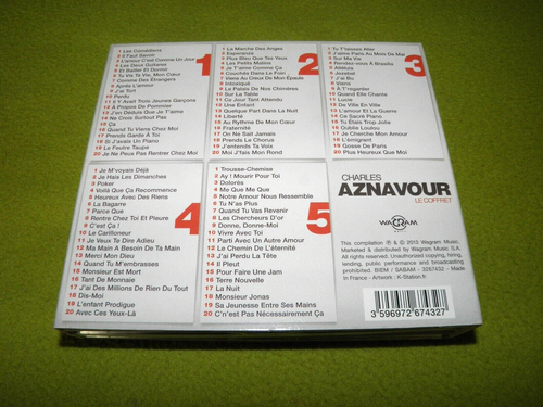 Charles Aznavour - Le Coffret - RARE 2013 IMPORT 5xCD Box Set MINT / Chanson - Picture 2 of 4