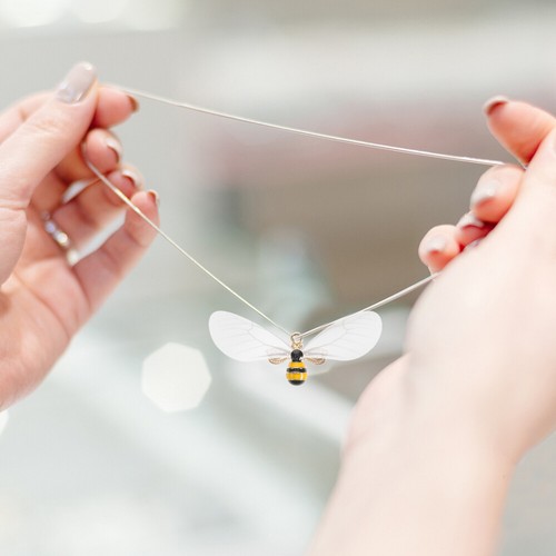 100 Pezzi Charm Ali di Libellula Farfalla Decorazione Casa Fai da Te Orecchini Charms - Foto 11 di 12