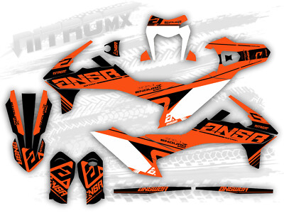 Kit Autocollants Graphiques NitroMX Pour KTM 690 Enduro-R (2019-2024) - Design Answer