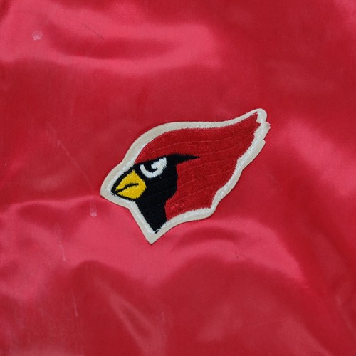 Rare VTG CHALK LINE St. Louis Cardinals NFL Football Satin Varsity Jacket 80s M - Picture 2 of 12