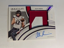 2022 Alex Pierce Immaculate # 10/15 Cincinnati pp35 Autographed stunner