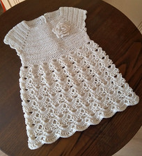 Abito, vestito da cerimonia per bambina in cotone 42 cm, 6-9 mesi, Stupendo