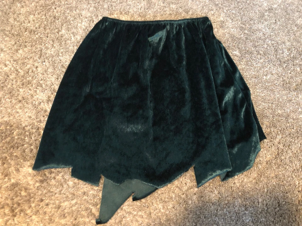 Rubíes Falda Corta Verde Sexy Renacimiento Mujer Medieval Juegos con disfraces Talla Mediana Z5 Foto 4 de 4