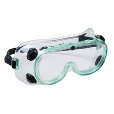 PORTWEST Chemical Goggle Safety Lab Eye Protection Clear Vented PS21