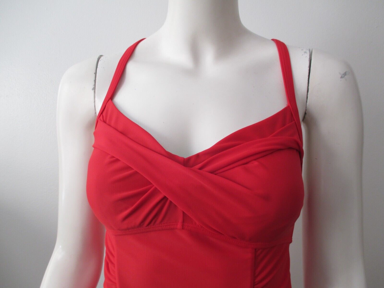 Athleta Red Underwired One Piece Swimsuit Size S … - image 3