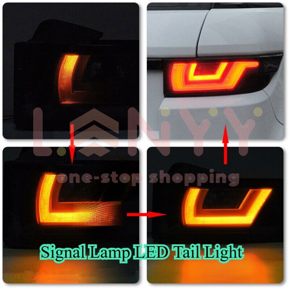 Dynamic LED Smoked Tail Light Kit for Range Rover Evoque 2012-2018