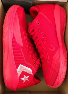 NEW Size 10.5 Converse All Star BB Jet University Red Kelly Oubre Sample White