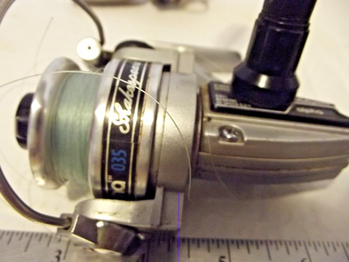 Spinning Fishing Reel Lot Vintage SHAKESPEARE ALPH 035 / GARCIA 6-S / RYOBI SX2M - Picture 4 of 11