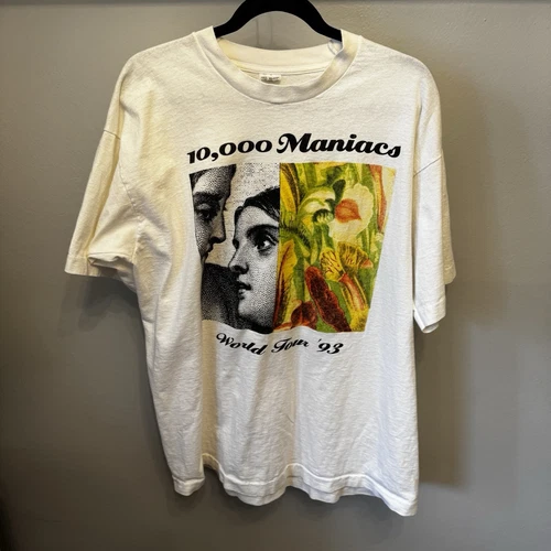 10,000 Maniacs Our Time In Eden Tour Concert Te 1990s vintage concert t-shirt, vintage, size XL, single stitch, B+ condition