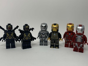 lego iron man hall of armor minifigures