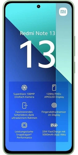 Xiaomi Redmi Note 13 4G Handy 256GB/8GB 6,67" Mint Green/Grün Dual SIM Neu&OVP✅