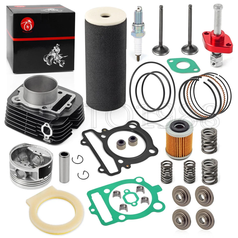 Juego de kit de extremo superior de aceite de aire junta de pistón de cilindro para Yamaha Warrior 350 1990-2004  Foto 3 de 4