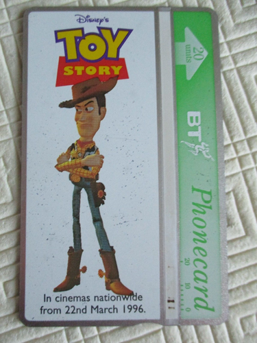 BT Phonecards : Toy Story - set of 6 collectable special issue cards from 1996. - Picture 3 of 8