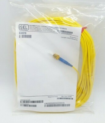 SEL-C809 Single-Mode Fiber-Optic Cable | eBay