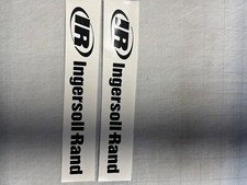 1-set Of Black Ir Ingersoll Rand 1x7 Inch Air Compressor Bobcat Decal