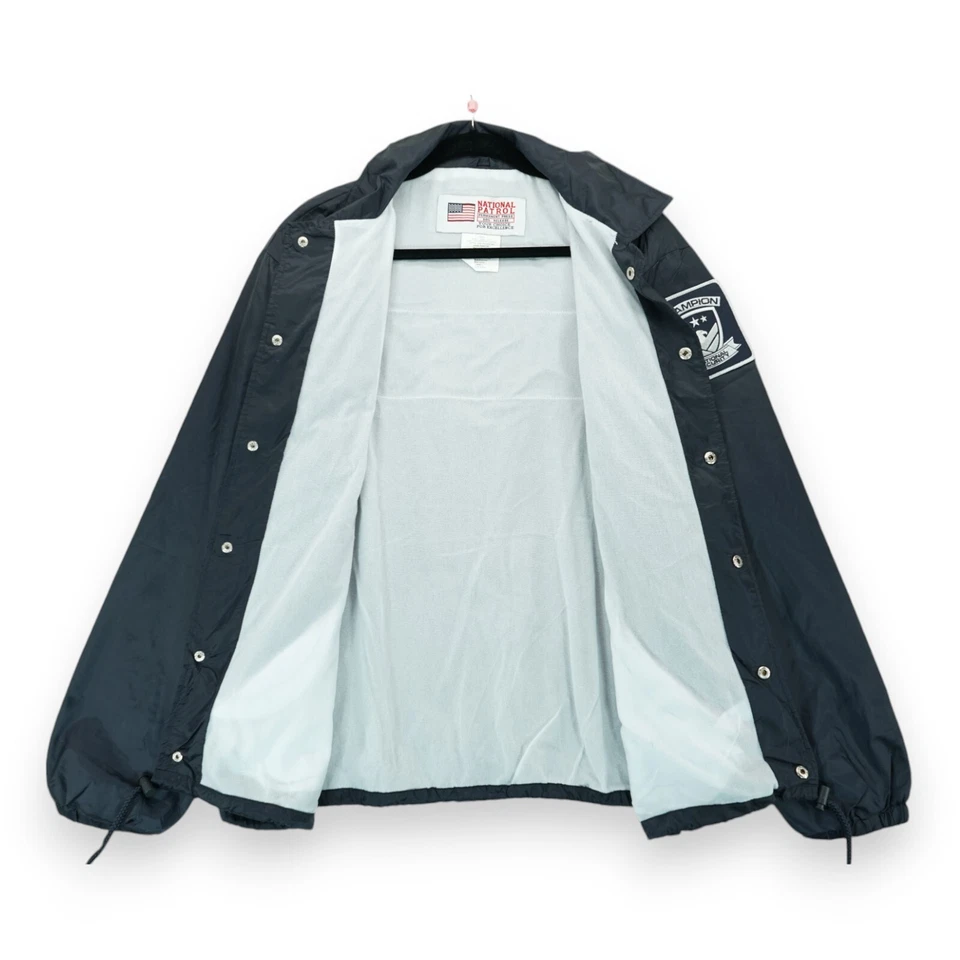 NWT National Patrol Security Jacket Men’s Large Snap Closure Front Blue - Image 3 of 4