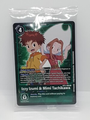 BOX TOPPER Izzy Izumi & Mimi Tachikawa BT05 Battle Of Omni DIGIMON
