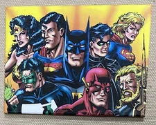 Vintage 1997 ATA BOY Magnet DC Comics DC UNIVERSE 2.5” X 3.5”