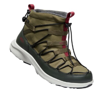 Keen Men Boots Winter Sneaker Winterschuhe Uneek Chukka Wp oliv / black