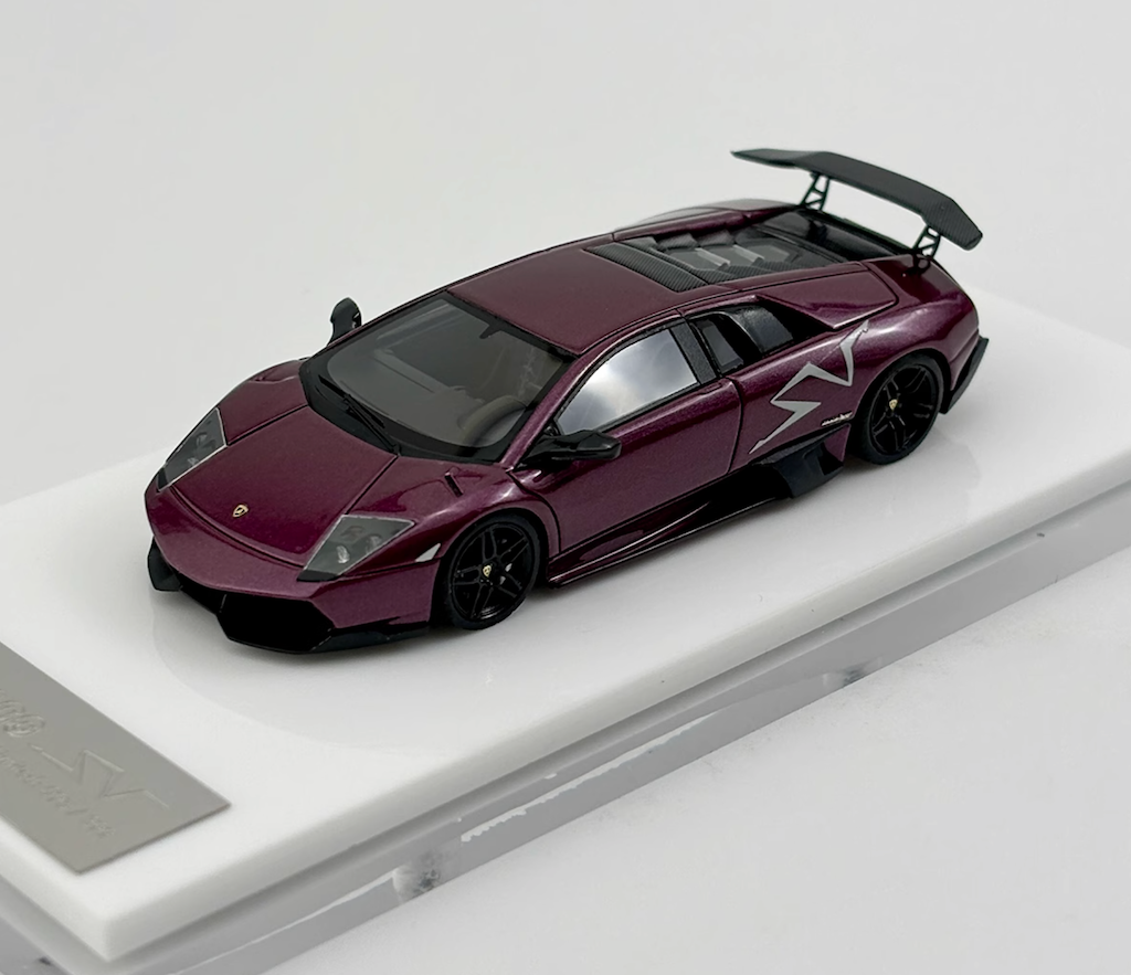1:64 CL Purple Murcielago LP670-4 SV Racing Sports Model