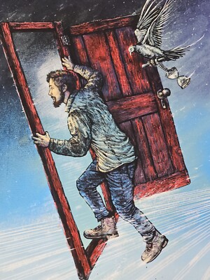 ラフ　ワールドページ Eddie Vedder of Pearl Jam I Am Mine Signed Zeb Love Silkscreen Art