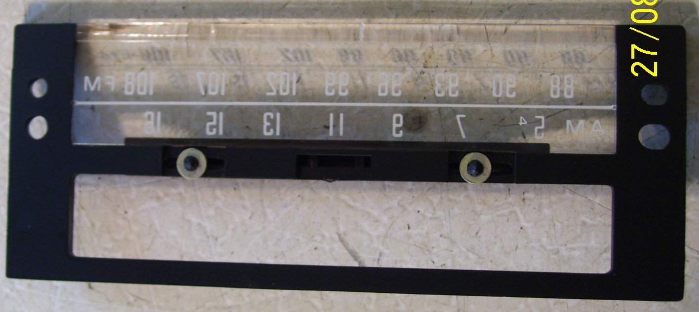 71 - 76 International AM FM radio face plate NOS OEM truck Scout Jeep ...