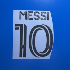 Lionel Messi Youth Player Size Soccer Shirt Jersey Nameset Name Number Print