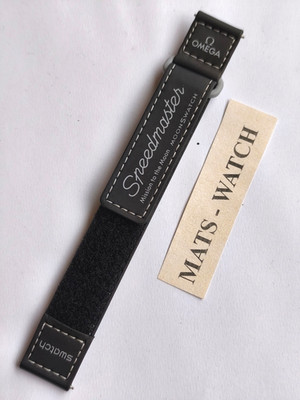 SWATCH+BAND+OMEGA X SWATCH+ASO33M100 MISSION TO THE MOON+ORIGINAL BAND+NEU
