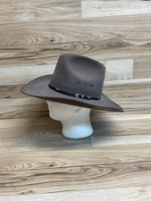 Vintage Stetson 4X Dark Gray Beaver Felt Cowboy Hat Size 7 1/8