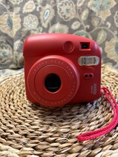 Fujifilm Instax Mini 8 Instant Film Camera Built-in Flash Red