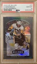 2020 Upper Deck Allure #27 Evgeni Malkin Black Rainbow Penguins GEM MINT PSA10