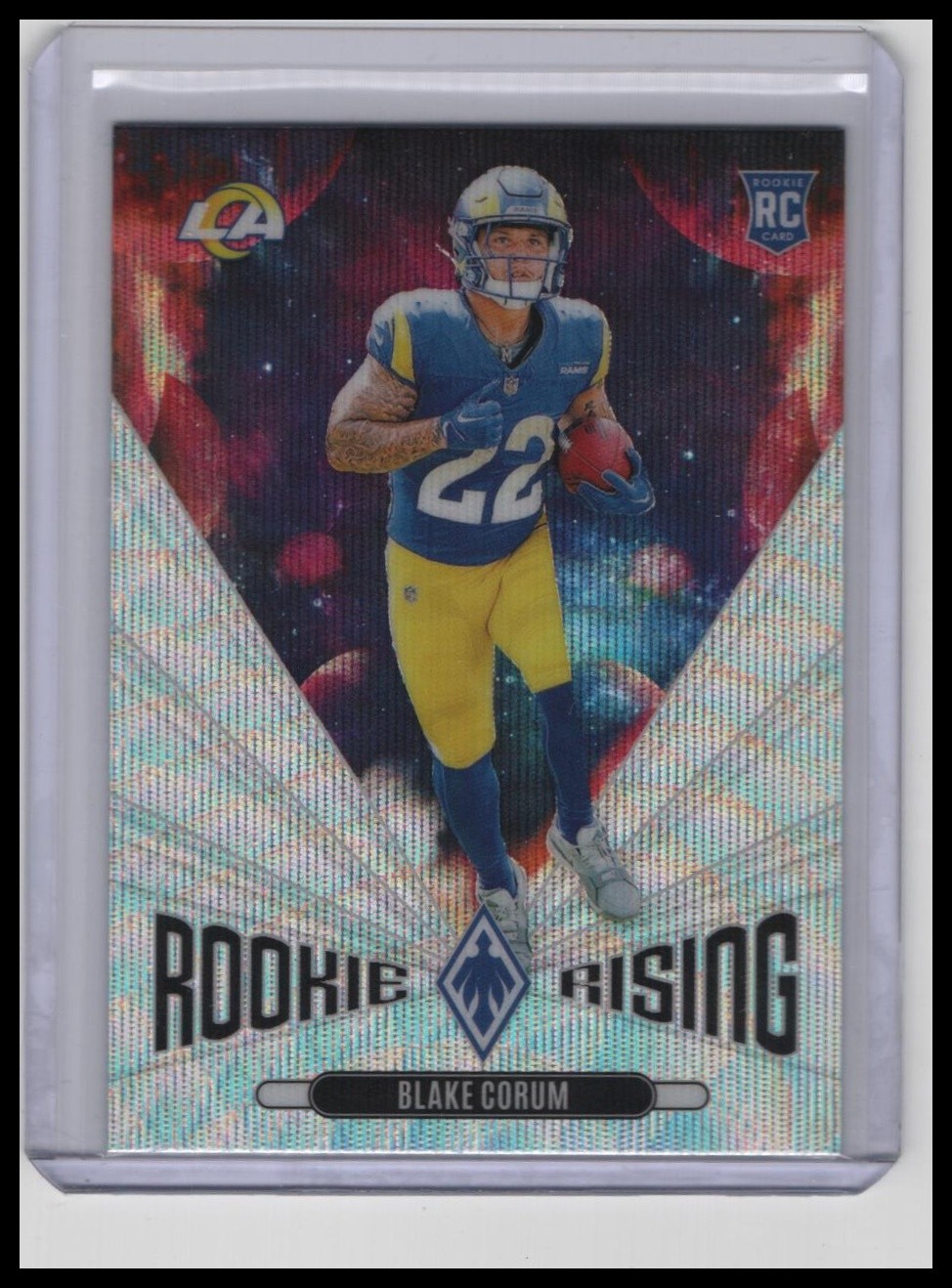 2024 Panini Phoenix #RR-BCM Blake Corum Rookie Rising Wave