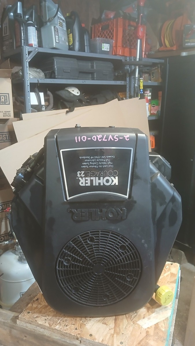 23HP Kohler Courage Twin Vertical Shaft Engine 2-SV720-011