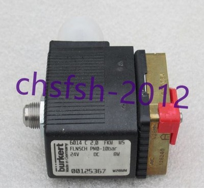 1 pcs New   BURKERT solenoid valve 6014 C2.0 FLNSCH 24VDC 00125367 *kk