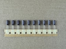 10 New Nichicon PW 10 uf 25v Radial Capacitors 2022 10uf Low ESR UPW Qty 