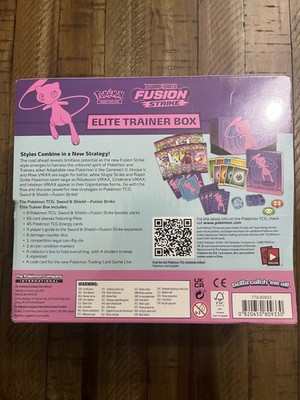 Fusion Strike Pokemon Sword and Shield Elite Trainer Box ETB With