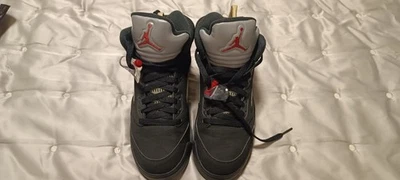 Nike Air Jordan 5 rétro noir métallisé argent (2016) taille 7 US 40 euros - Photo 1/4