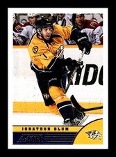 600. 2013-14 score . #281 Jonathon Blum . Red Back Text Parallel panini . PWE