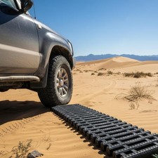 Ladder-Design Recovery Track Molded Plastic Mud Recovery Board Textured