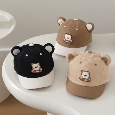  Kinder süße Katzenohren Baseballmütze - Unisex Frühling/Herbst dünner Sonnenschutz Hut